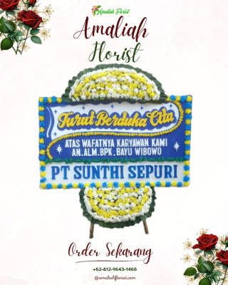 Papan Bunga Duka di Rapak Dalam